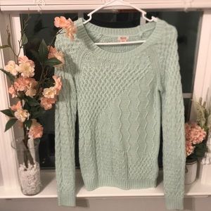 Mint green sweater